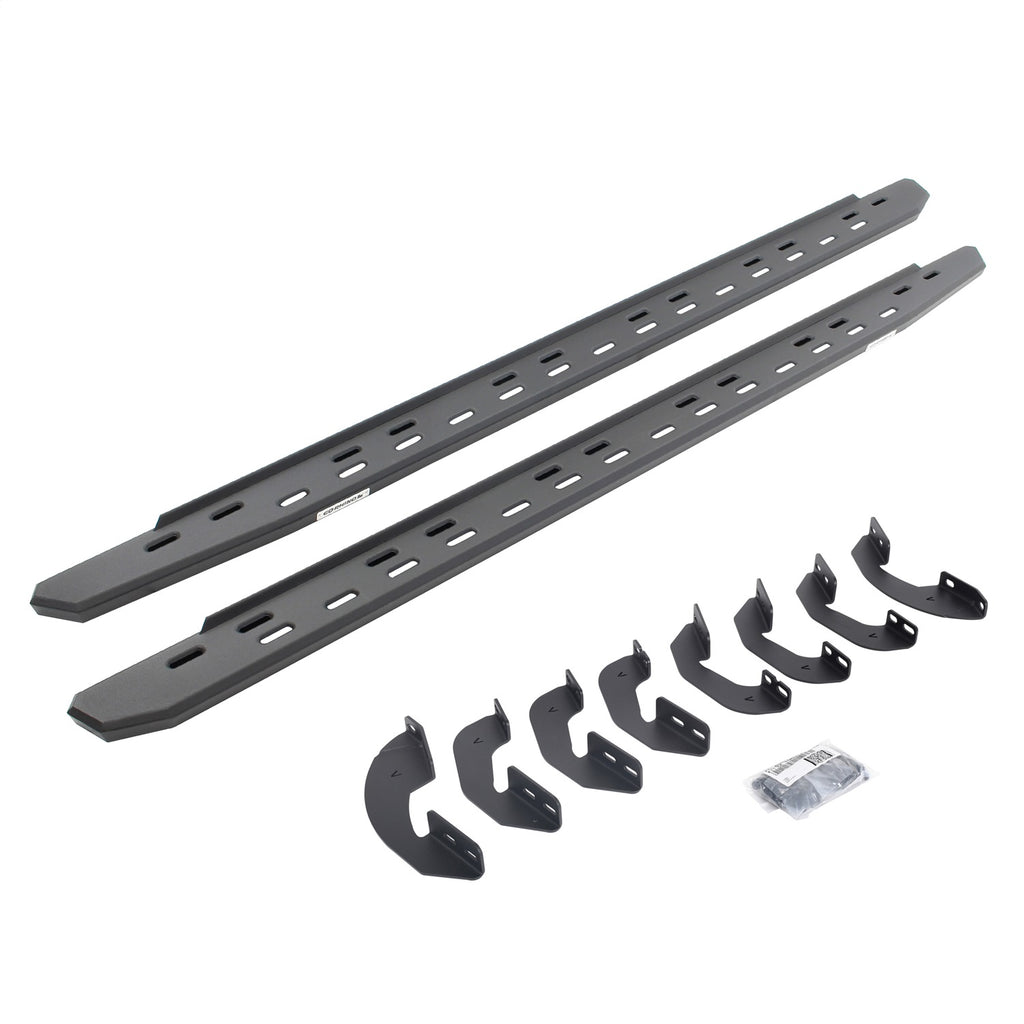Go Rhino 69641687SPC RB30 Slim Line Running Boards w/Mounting Brackets Kit