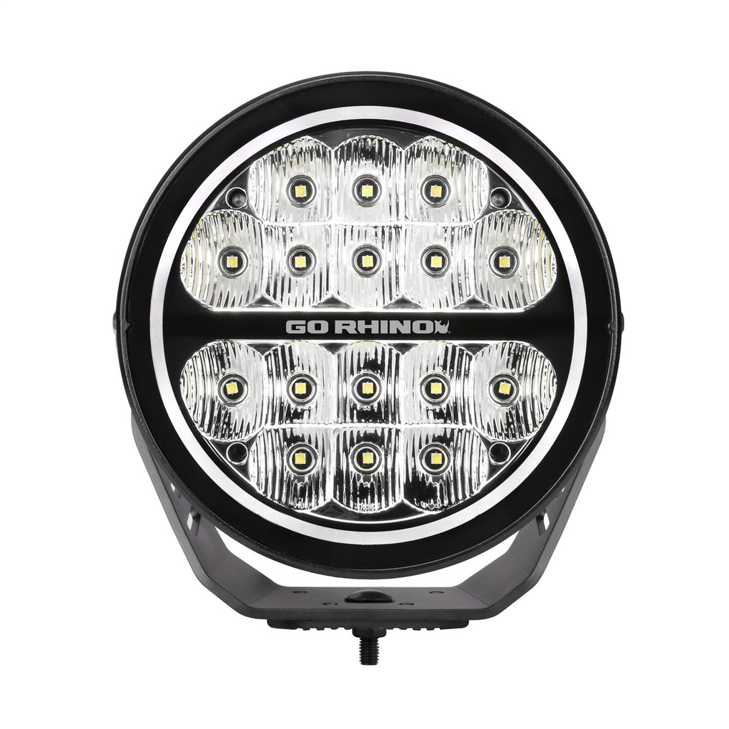 Go Rhino 750800711DRS Blackout Series - Maxround LED Driving Light