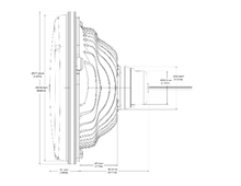 Load image into Gallery viewer, Holley RetroBright LFRB160 Yellow 7&quot; Round Lens Conversion