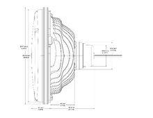 Load image into Gallery viewer, Holley RetroBright LFRB160 Yellow 7&quot; Round Lens Conversion