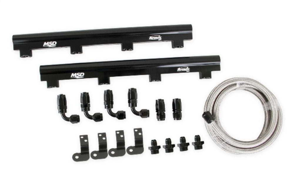 MSD Ignition 2723 MSD Atomic EFI Billet Fuel Rail Kit Fits 06-15 Camaro Corvette