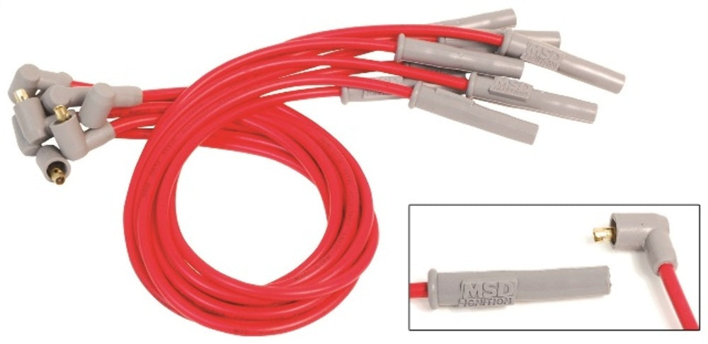 MSD Ignition 31949 Custom Spark Plug Wire Set Fits 81-90 Pickup