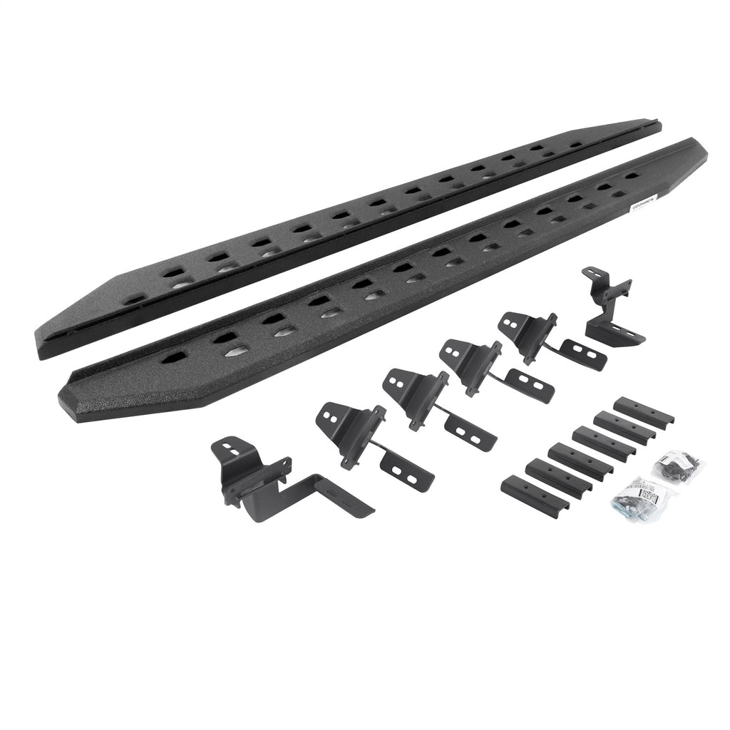 Go Rhino 69450568ST RB20 Slim Line Running Boards w/Mounting Brackets Kit