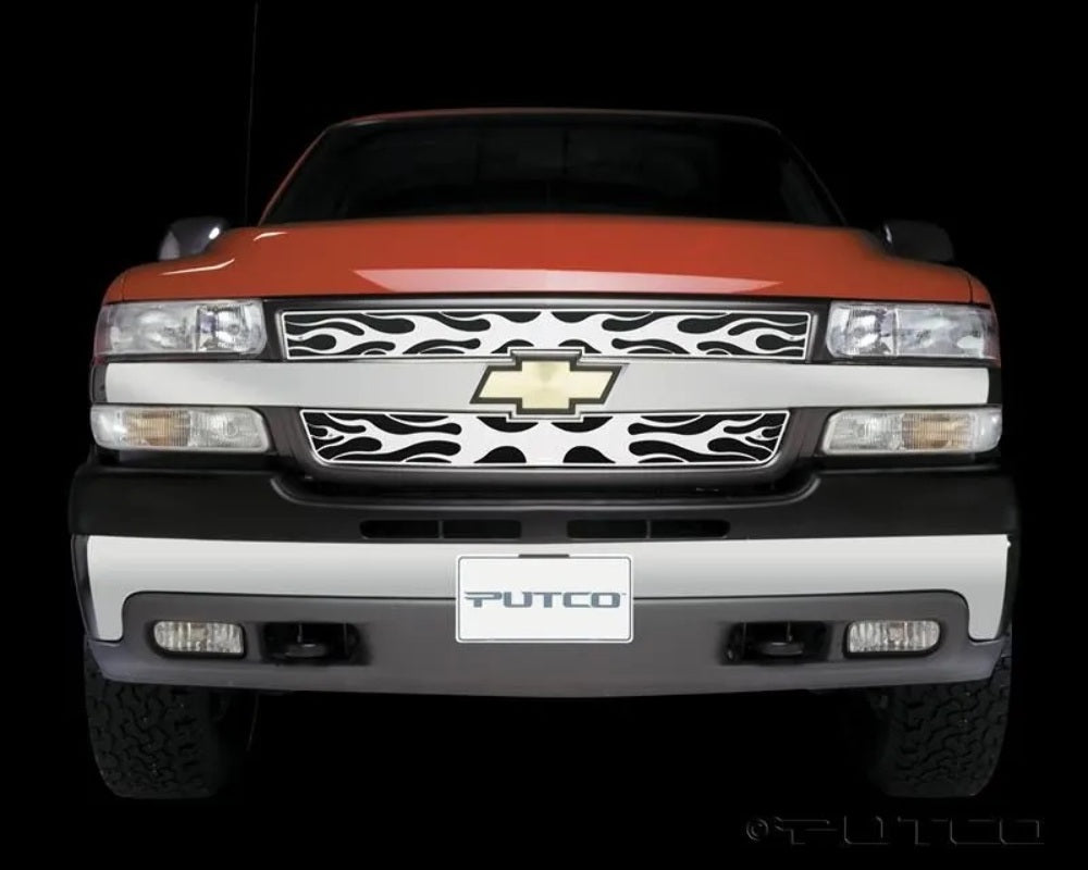 Putco 89101 Flaming Inferno Grille Insert Fits Silverado 1500 Silverado 2500