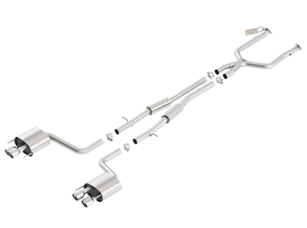 Borla 12671 S-Type Cat-Back Exhaust System Fits 15-18 RC F