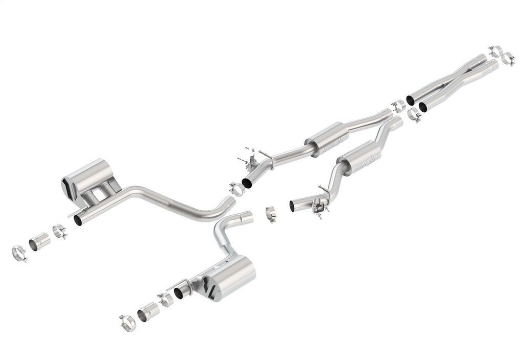 Borla 140676 Touring Cat-Back Exhaust System Fits 15-20 Challenger