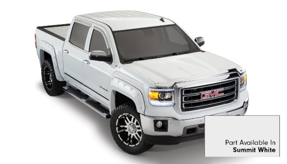 Bushwacker 40958-14 Boss Pocket Style Painted Fender Flares Fits Sierra 1500