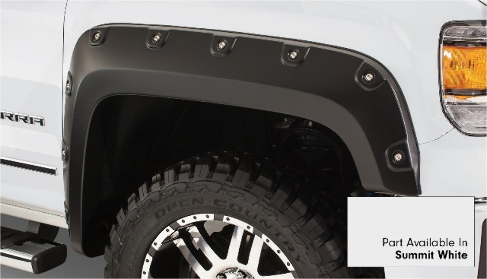 Bushwacker 40958-14 Boss Pocket Style Painted Fender Flares Fits Sierra 1500