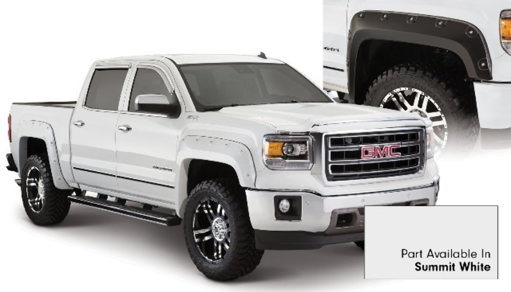 Bushwacker 40958-14 Boss Pocket Style Painted Fender Flares Fits Sierra 1500