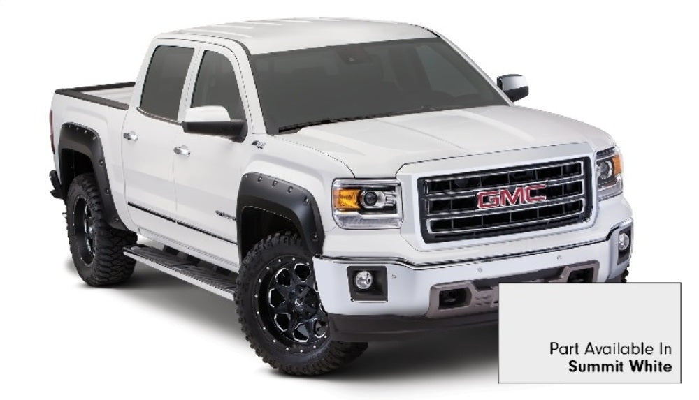 Bushwacker 40960-14 Pocket Style Painted Fender Flares Fits 14-18 Sierra 1500