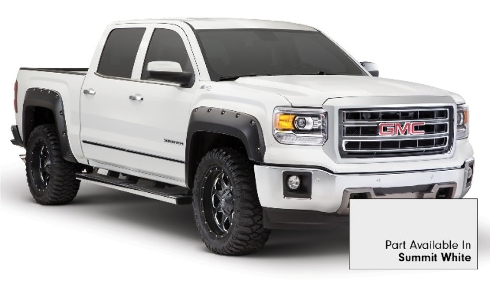 Bushwacker 40960-14 Pocket Style Painted Fender Flares Fits 14-18 Sierra 1500