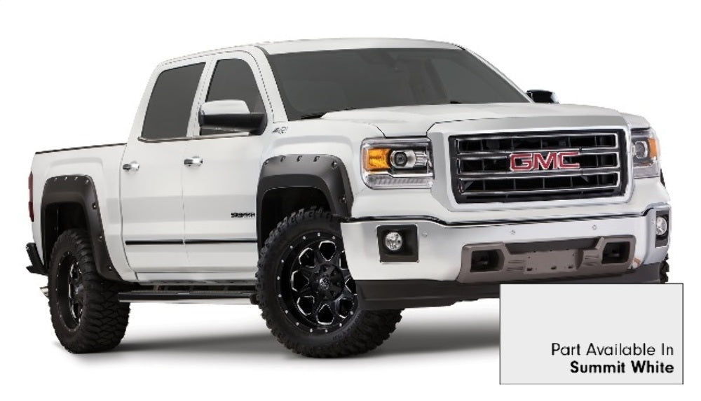 Bushwacker 40960-14 Pocket Style Painted Fender Flares Fits 14-18 Sierra 1500