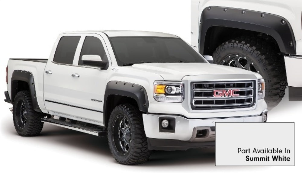 Bushwacker 40960-14 Pocket Style Painted Fender Flares Fits 14-18 Sierra 1500