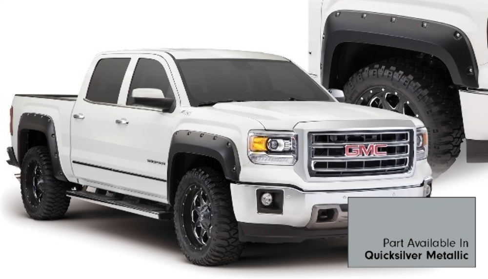 Bushwacker 40960-54 Pocket Style Painted Fender Flares Fits 14-18 Sierra 1500