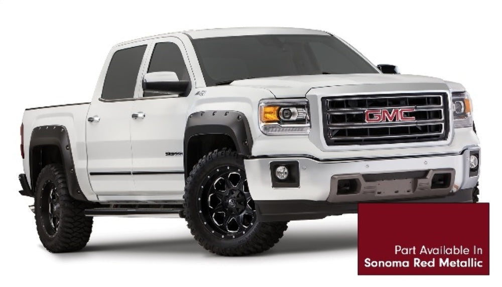 Bushwacker 40960-74 Pocket Style Painted Fender Flares Fits 14-18 Sierra 1500