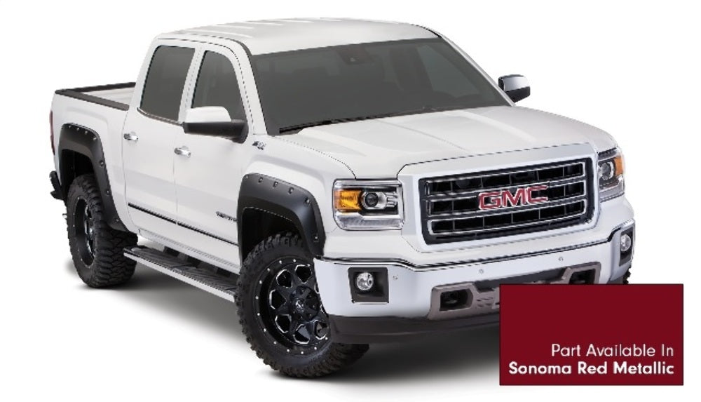 Bushwacker 40960-74 Pocket Style Painted Fender Flares Fits 14-18 Sierra 1500