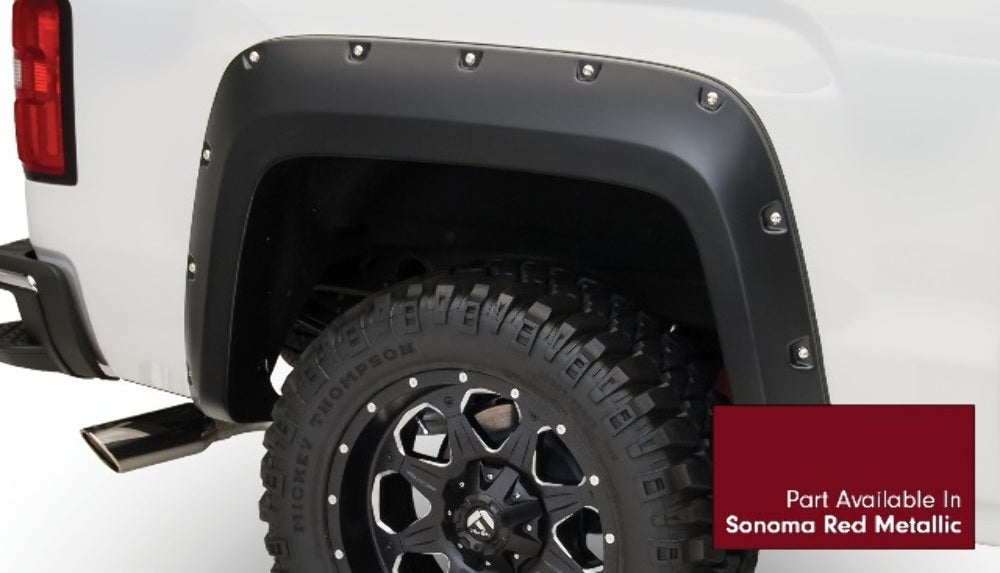 Bushwacker 40960-74 Pocket Style Painted Fender Flares Fits 14-18 Sierra 1500