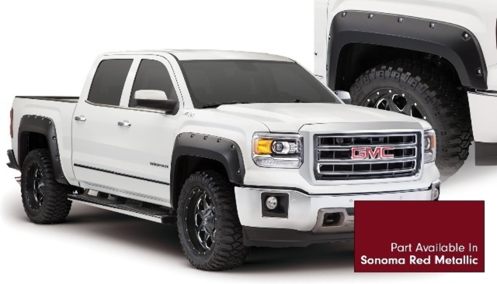 Bushwacker 40960-74 Pocket Style Painted Fender Flares Fits 14-18 Sierra 1500