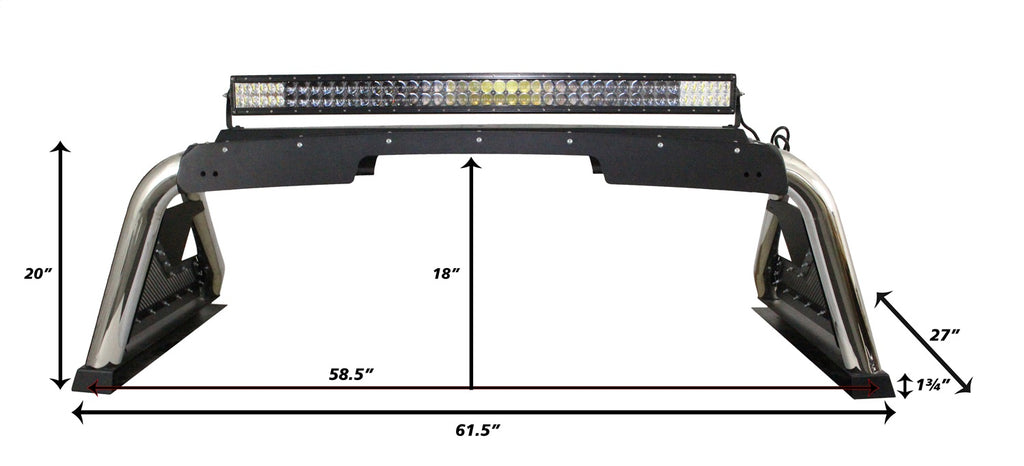 Go Rhino 915600PS Sport Bar 2.0 Fits 15-23 Canyon Colorado Tacoma