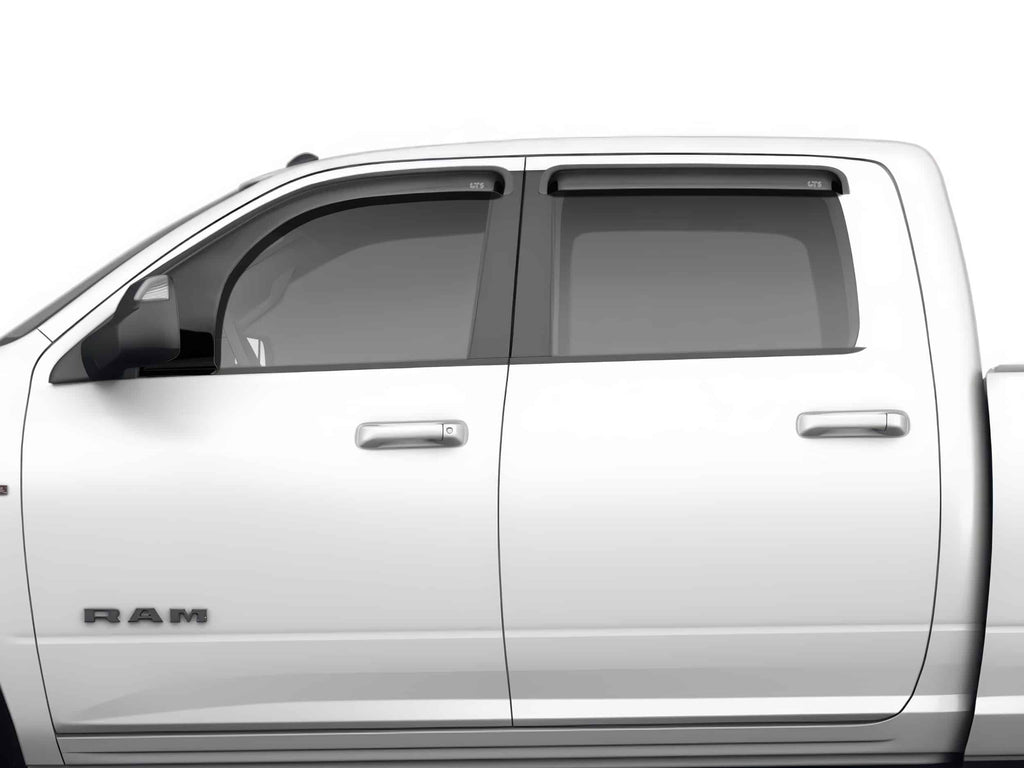 GT Styling 82181S Smoke Bubble Extended Ventgard Fits 19-24 Truck 1500 Classic