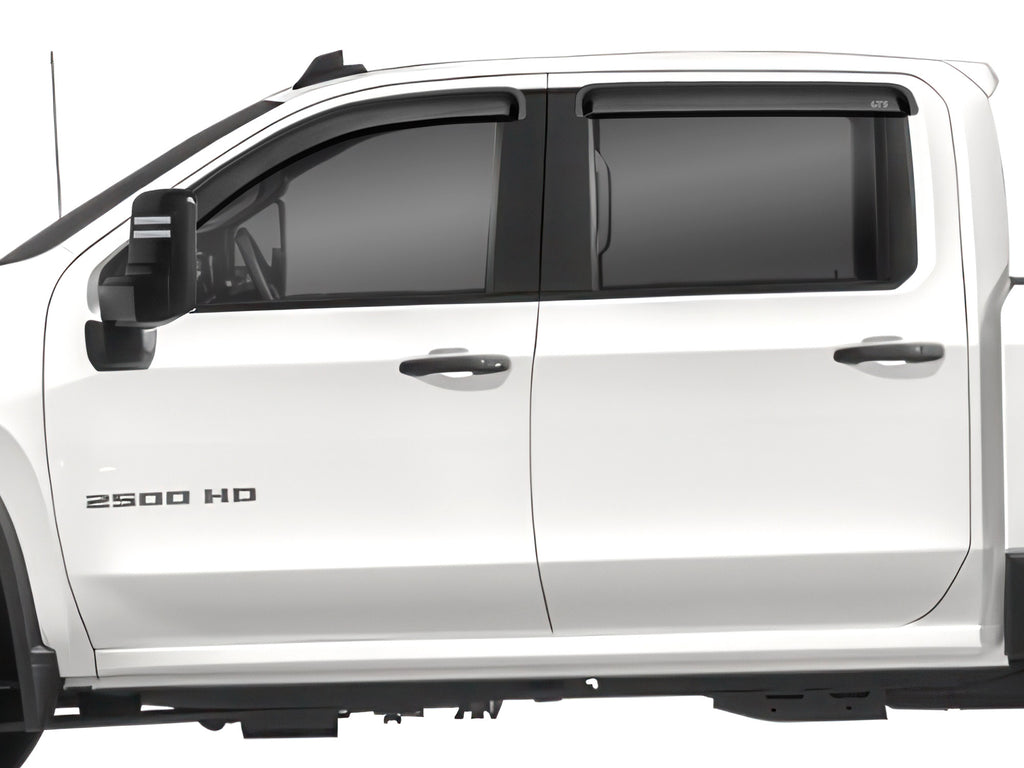 GT Styling 88421 Smoke Ventgard Sport Fits 20-26 Silverado 2500, 3500