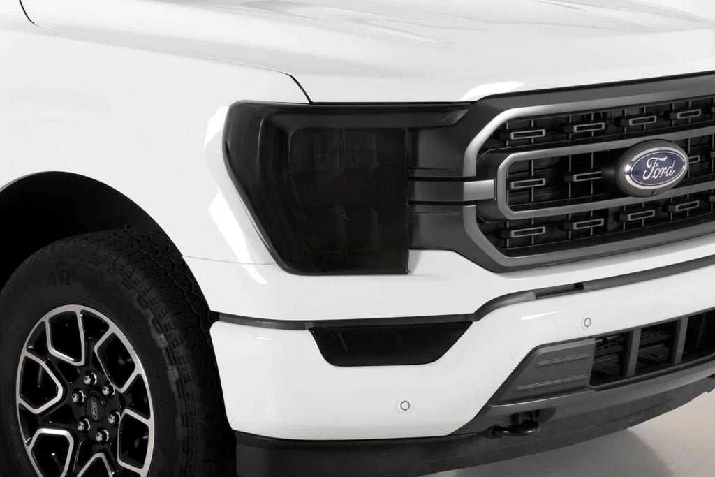 GT Styling GT0188S Smoke Headlight Covers 2 pc Fits 19-23 F-150
