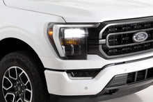 Load image into Gallery viewer, GT Styling GT0188X Carbon Fiber Look Headlight Covers 2 pc Fits 19-23 F-150