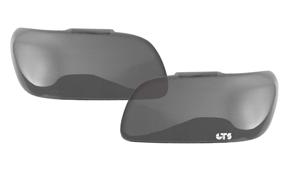 GT Styling GT0726X Carbon Fiber Look Headlight Cover 2 pc Fits 92-95 Civic