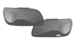 GT Styling GT0726X Carbon Fiber Look Headlight Cover 2 pc Fits 92-95 Civic
