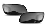 GT Styling GT0808S Smoke Headlight Cover 2 pc Fits 97-00 Mirage 2 Door
