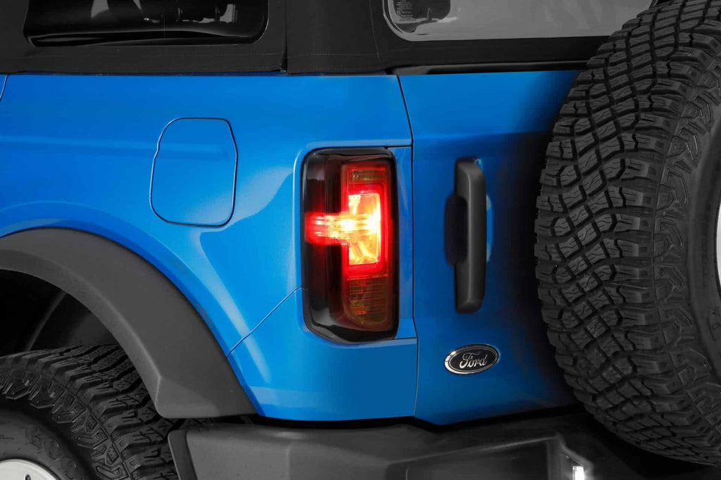 GT Styling Smoke Rear Black Out Kit 3 pc Fits 19-26 Bronco All Without LED Option