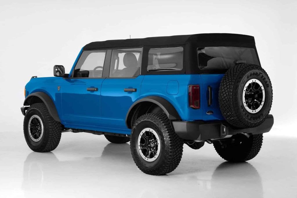 GT Styling Carbon Fiber Look Rear Black Out Kit 3 pc Fits 19-26 Bronco All Without LED Option