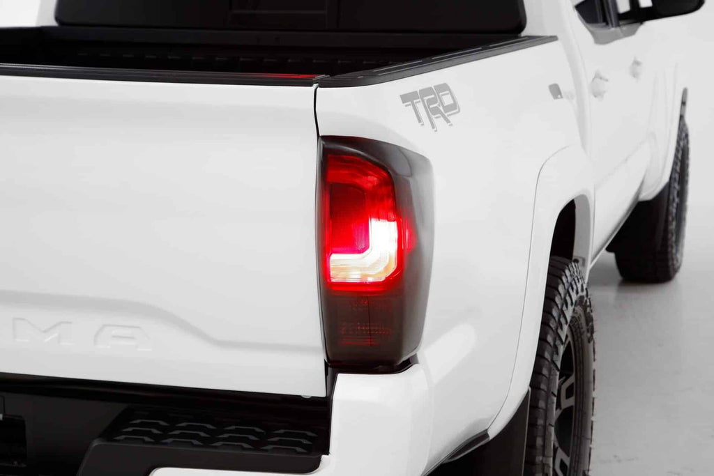 GT Styling GT1740 Smoke Taillight Cover 2 pc Fits 16-23 Tacoma