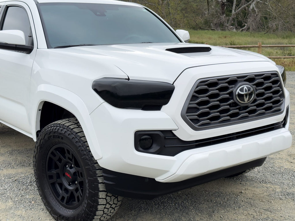 GT Styling GT1886S Smoke Headlight Cover 2 pc Fits 16-23 Tacoma