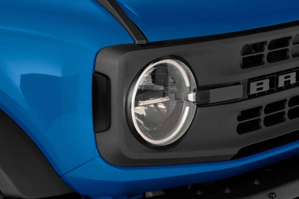 GT Styling Smoke Front Daytime Running Light Cover Kit 4 pc Fits 19-26 Bronco All Without LED Option