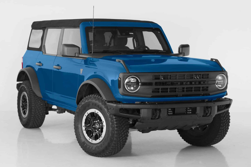 GT Styling Smoke Front Daytime Running Light Cover Kit 4 pc Fits 19-26 Bronco All Without LED Option