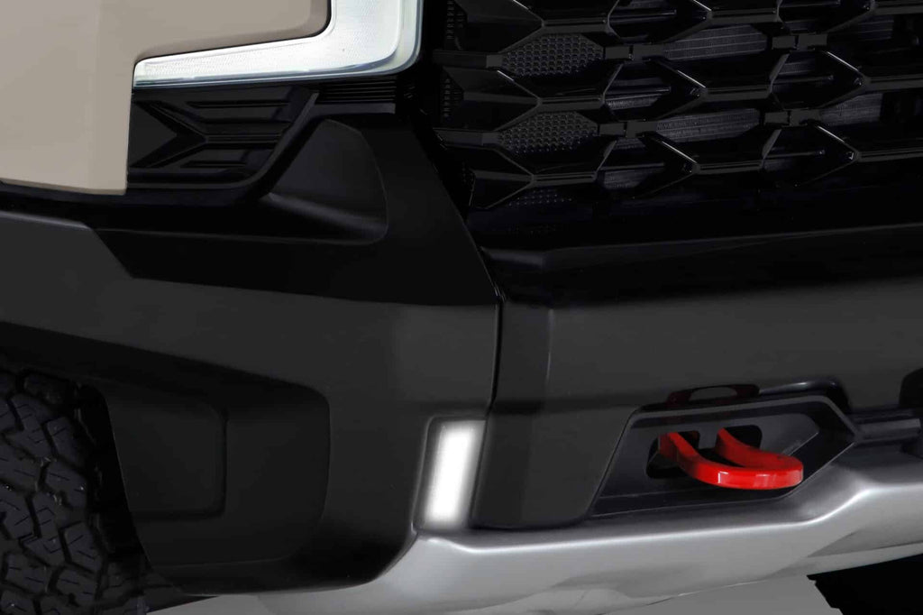 GT Styling GT4991FS Smoke Fog Light Covers 2 pc Fits 22-26 Silverado ZR2