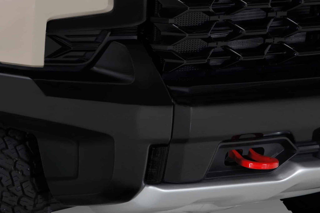 GT Styling GT4991FS Smoke Fog Light Covers 2 pc Fits 22-26 Silverado ZR2