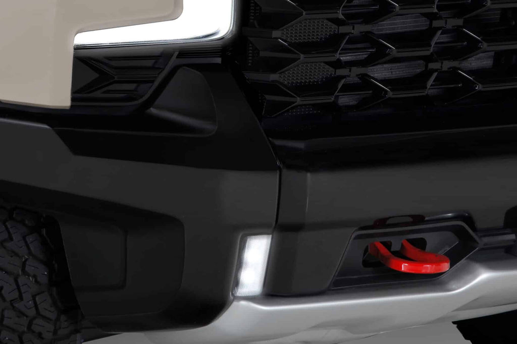 GT Styling Carbon Fiber Look Fog Light Covers 2 pc Fits 22-26 Silverado ZR2