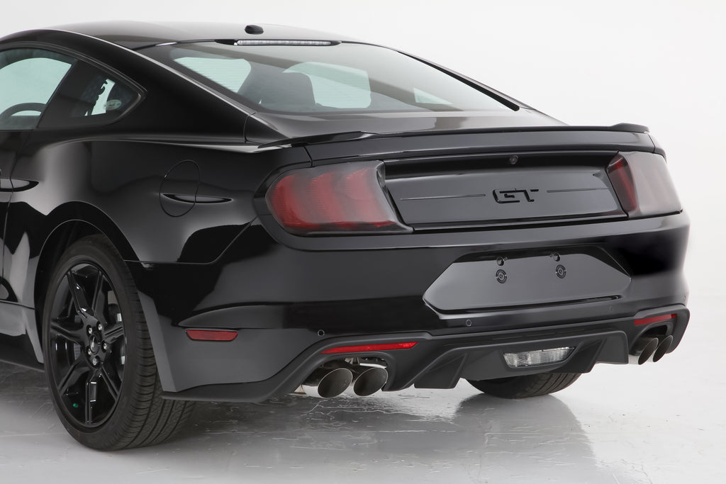 GT Styling GT4994X Carbon Fiber Look Taillight Cover 2 pc Fits 15-23 Mustang