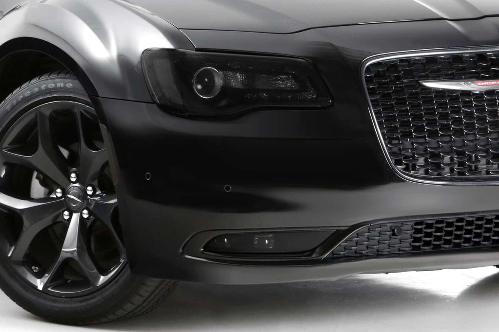 GT Styling GT7118X Carbon Fiber Look Headlight Cover Kit 4 pc Fits 11-23 300