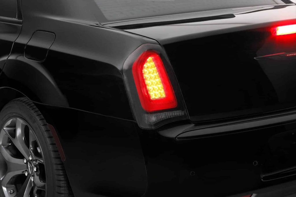 GT Styling GT7420X Carbon Fiber Look Taillight Cover Kit 4 pc Fits 15-23 300