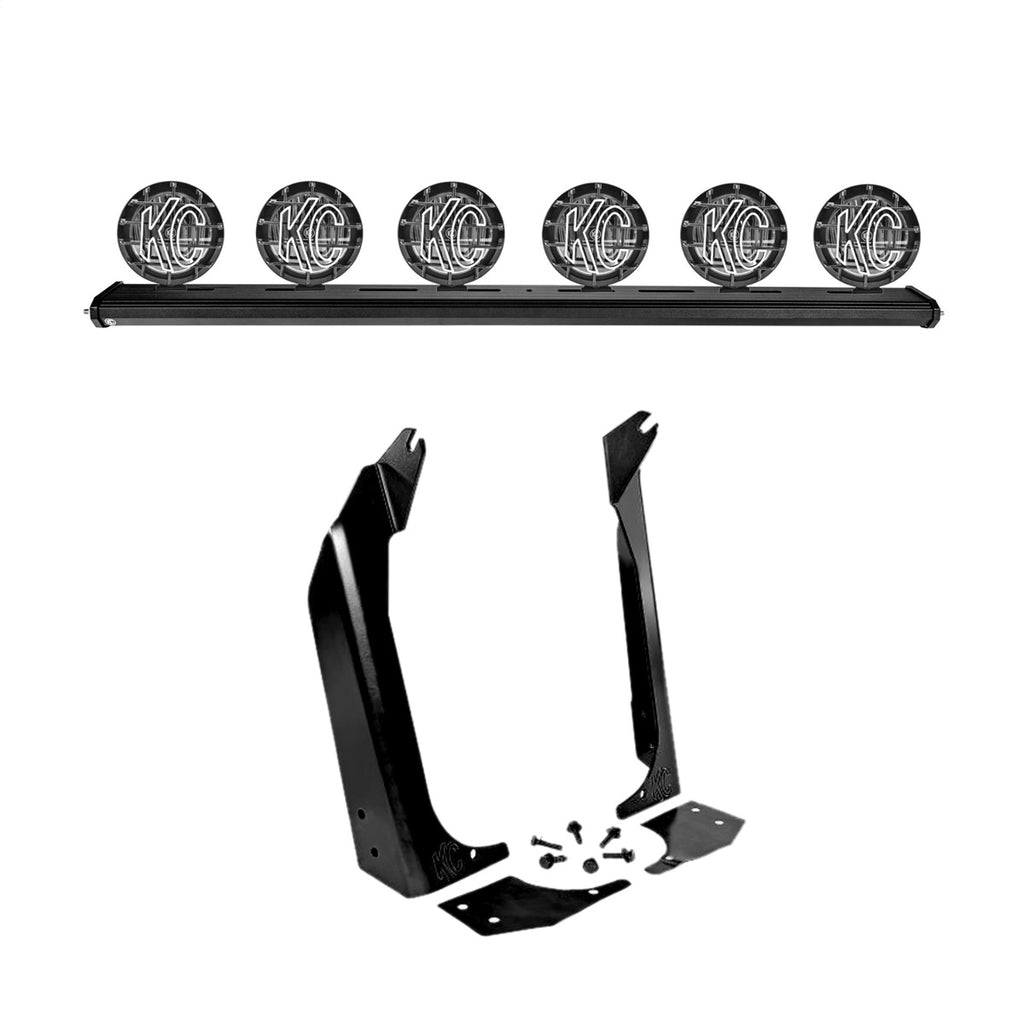 KC HiLites 97033 Overhead Xross Bar Gravity LED Pro-Sport 6-Light System