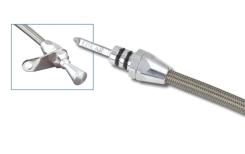 Lokar TD-3FMXTM Hi-Tech Flexible Braided Transmission Dipstick