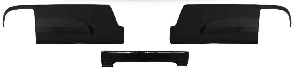 Shellz BK1001 Rear Bumper Cover Gloss Black Fits 14-18 Silverado Sierra LD HD