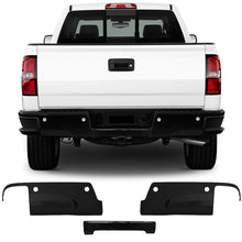 Load image into Gallery viewer, Shellz BK3001 Rear Bumper Cover Gloss Black Fits 14-18 Silverado Sierra LD HD