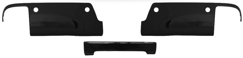 Shellz BK3001 Rear Bumper Cover Gloss Black Fits 14-18 Silverado Sierra LD HD