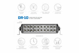 ProComp EXP75210 1x 10in Double Row Light Bar Universal