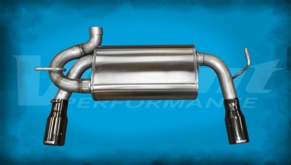 Volant Performance 54412BLK Axle-Back Exhaust Kit Fits 07-18 Wrangler (JK)