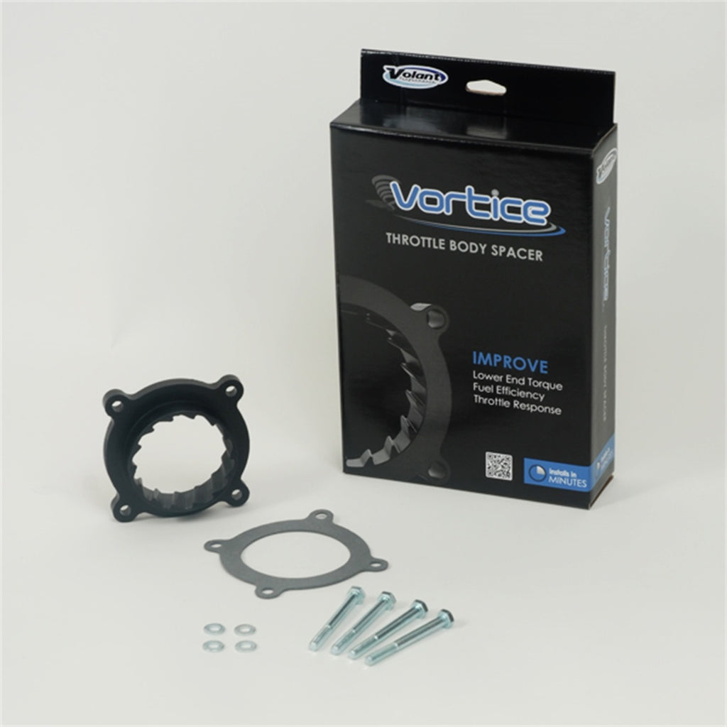 Volant Performance 727638 Vortice Throttle Body Spacer Fits 07-11 Wrangler (JK)